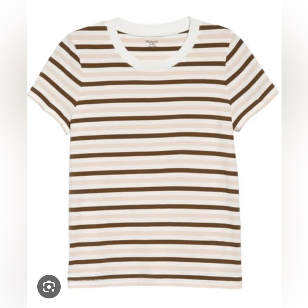 Madewell Northside vintage striped T shirt size medium